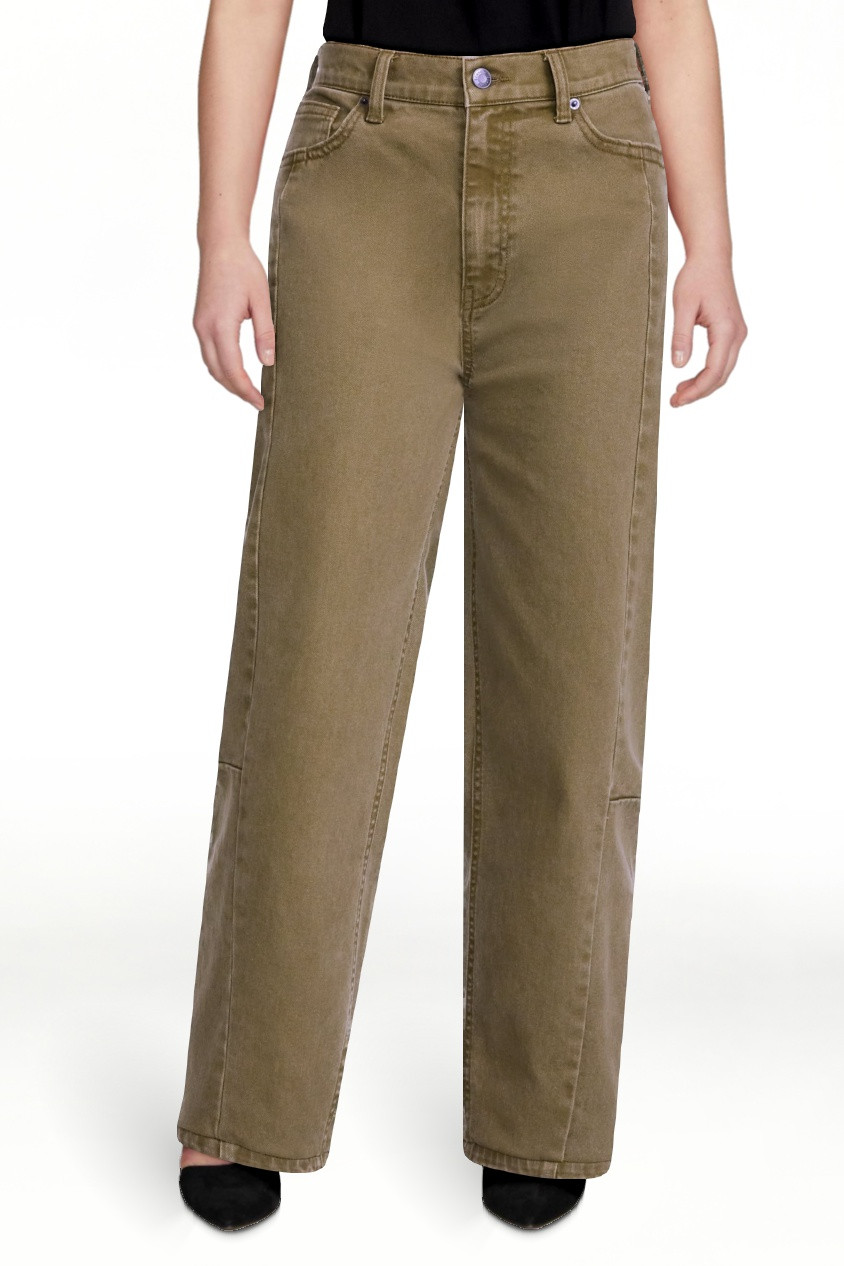 Scenario Women's and Women's Plus High Rise Barrel Jeans, 26", 28" Inseam, Sizes 0-28W | Walmart (US)