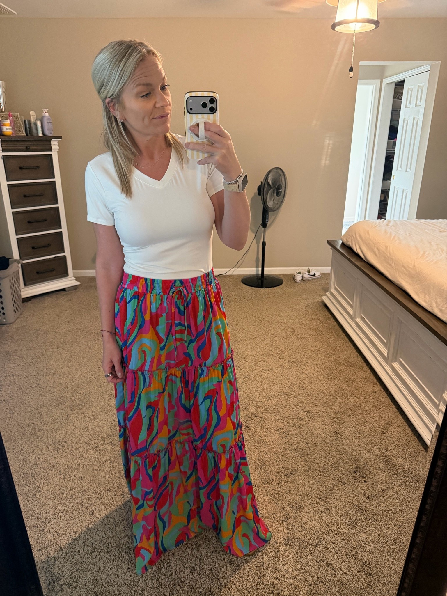 Size medium top and large skirt

#LTKmomlife #LTKootd