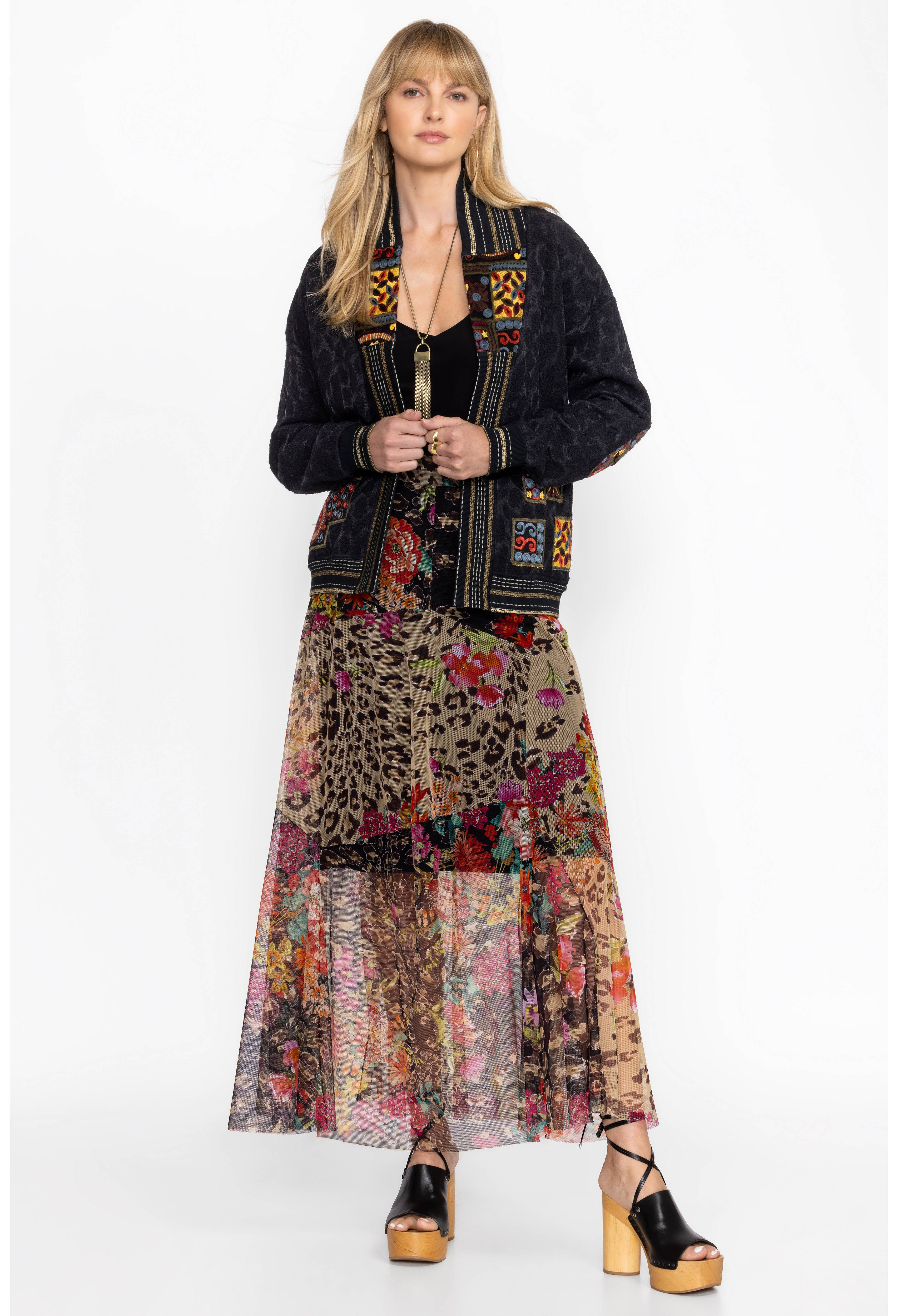 MAZZY PATCHWORK SKIRT | Johnny Was | Johnny Was