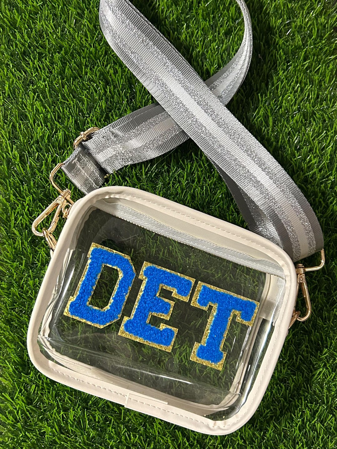 STADIUM BAG - Clear Purse - Game Day Bag - Game Day Purse - Detroit Purse - Lions Bag - Stadium A... | Etsy (US)