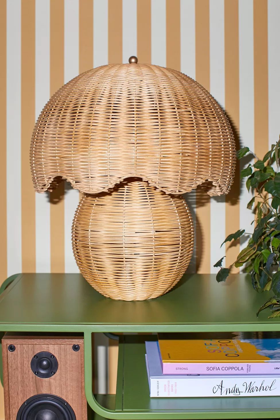 Sylvia Rattan Table Lamp | Urban Outfitters (US and RoW)