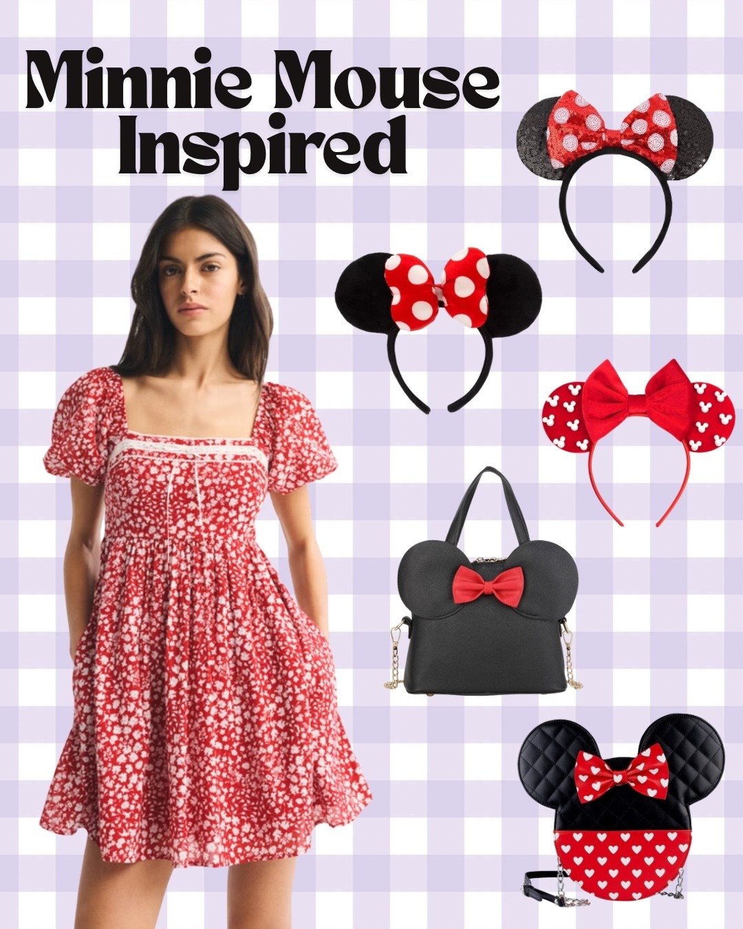 Minnie Mouse Inspired Outfit ✨

Another adorable outfit idea for a trip to Disney! 

Keywords: Disney, Disneyland, Disney World, Minnie Mouse, Princess, movies, cosplay, dress up, themed outfit, adult, costume, leisure, score, crop T-shirt, accessories, apple, Minnie ears, Disney adult #disney #disneyworld #theme #dressup #disneyland, princess #disneyadult #minniemouse

#LTKMidsize #LTKmomlife #LTKTravel