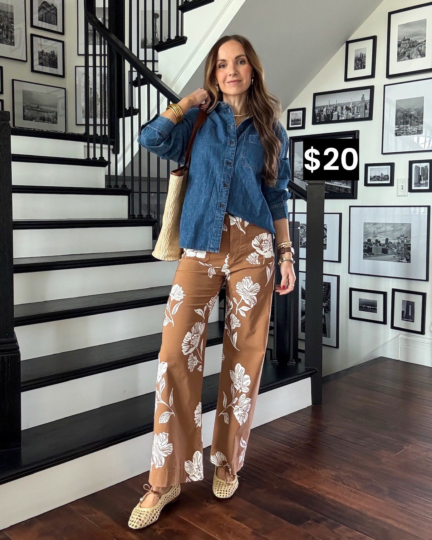 This @loft denim top is $50 off, making it only $20! Paired with @anthropologie statement pants 

#LTKSaleAlert #LTKgrwm #LTKootd