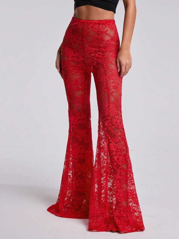 SHEIN BAE Women's Black Sexy Lace Night Out/Rave Party/Club Wear/Bachelor Party/Theme Party See-T... | SHEIN