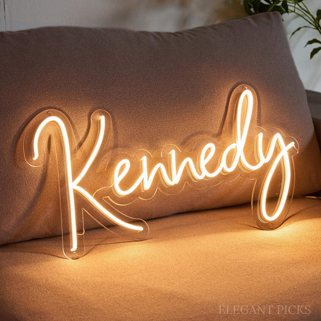 Custom Neon Sign For Kids Bedroom, Custom Name Neon Sign, Nursery Neon Light, Bedroom Decor, Pers... | Etsy (US)