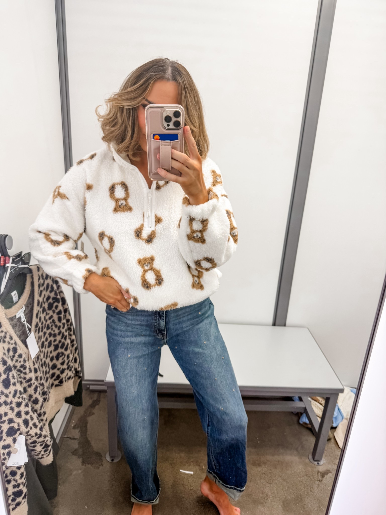 Pullover size large only $10
Jeans size down one

#LTKSaleAlert #LTKOver40 #LTKFindsUnder50