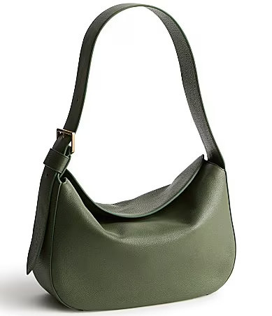 Vera Bradley Tifton Leather Shoulder Bag - Bronze Green | Dillard's