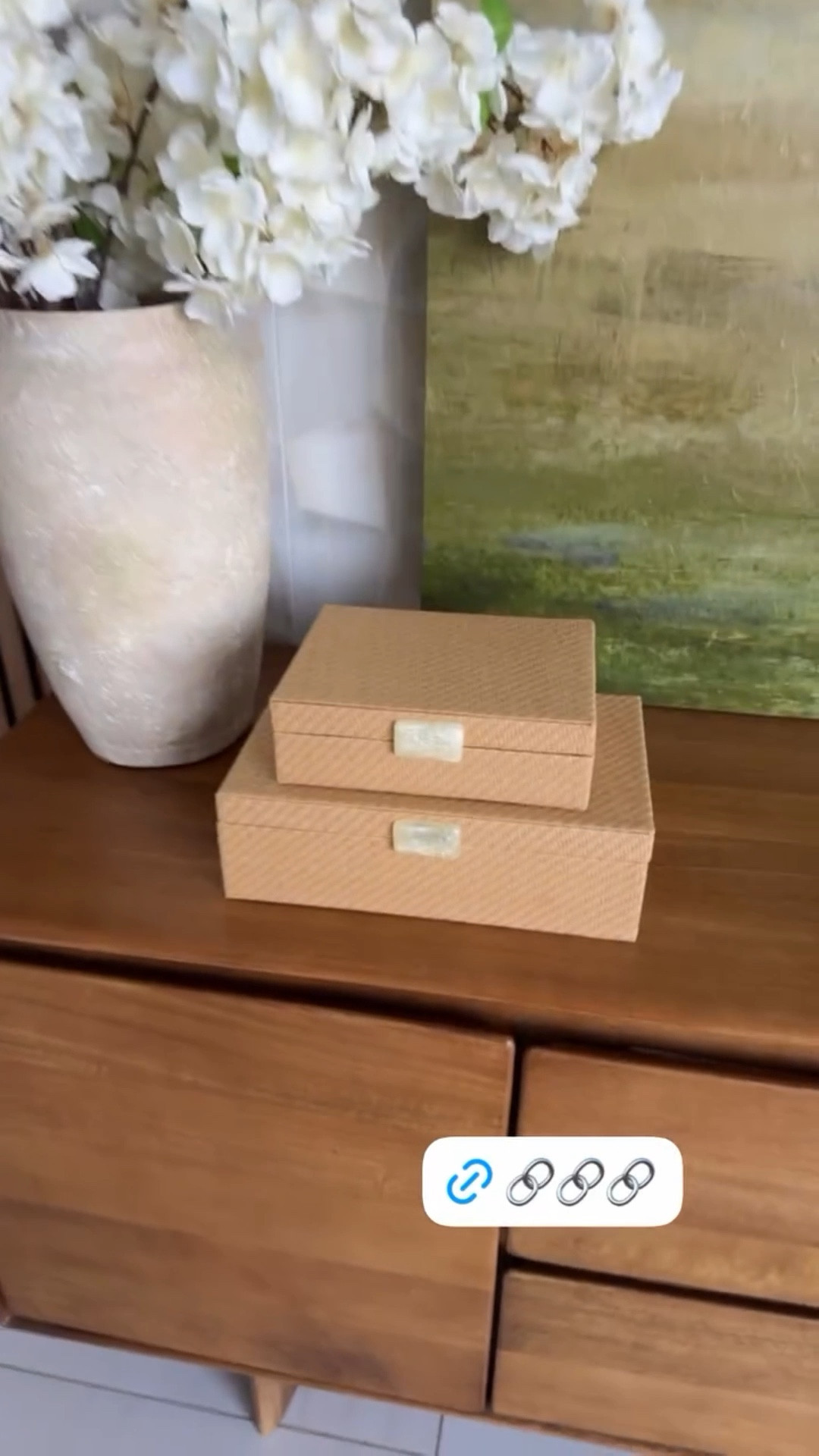 Neutral spring home decor stacking boxes from Target 

#LTKHome