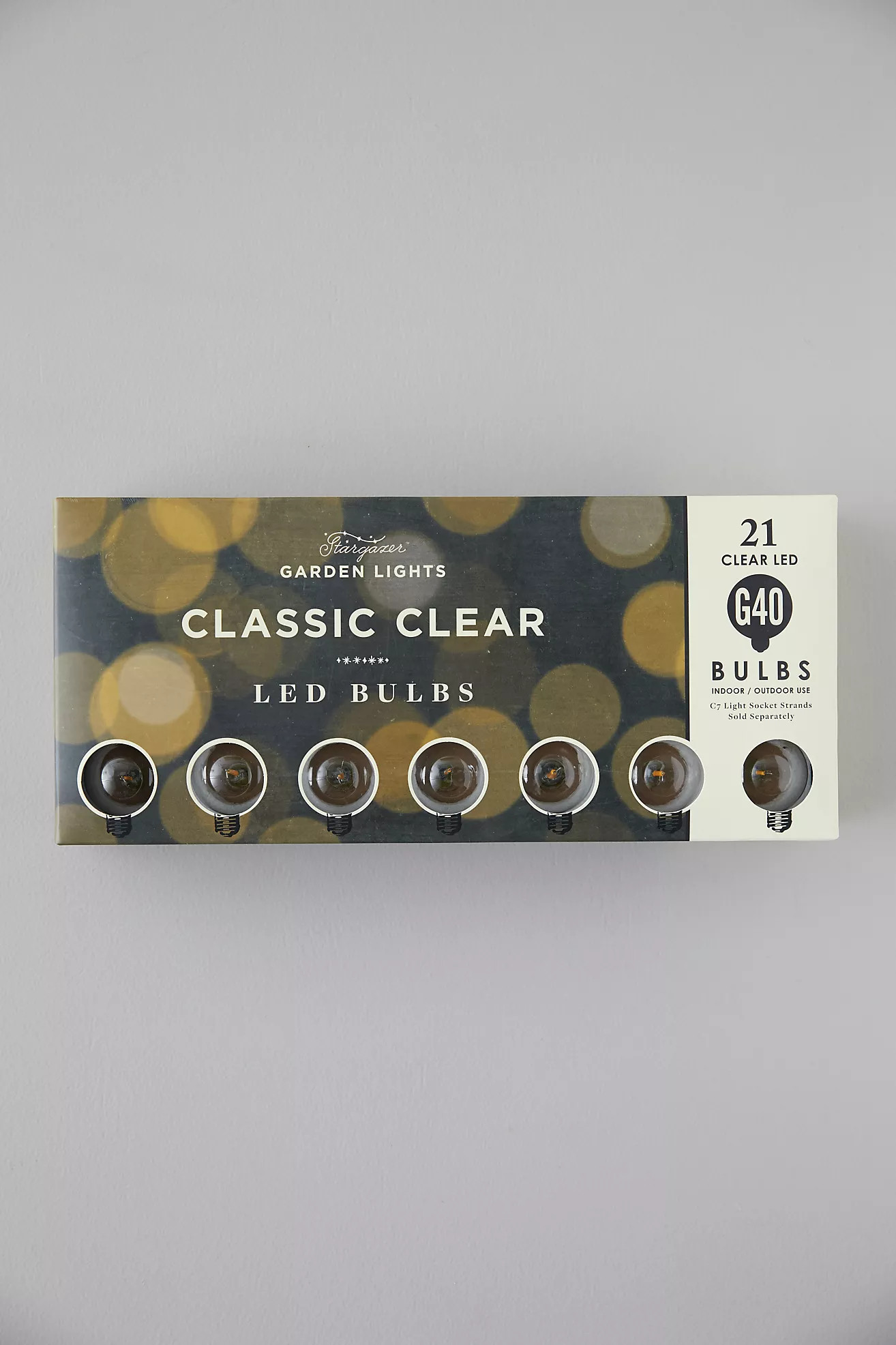 Stargazer Garden Lights Set of 21 Bulbs, Clear | Terrain