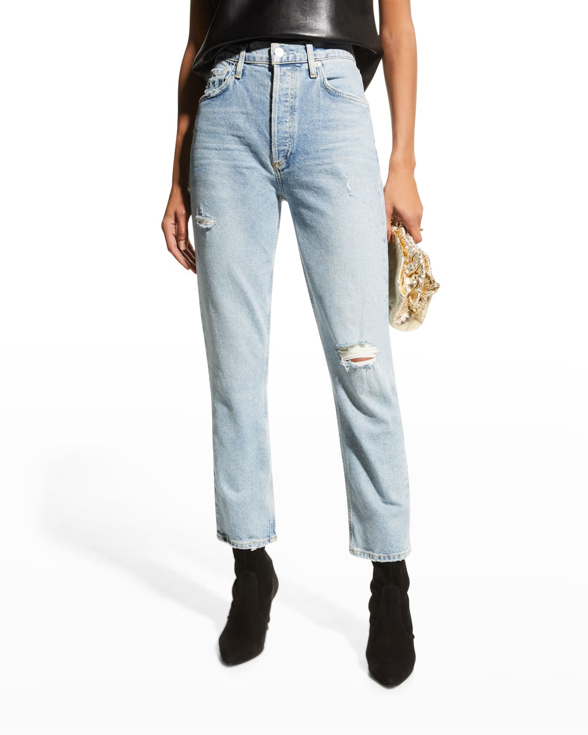 Jolene High-Rise Vintage Slim Jeans | Neiman Marcus