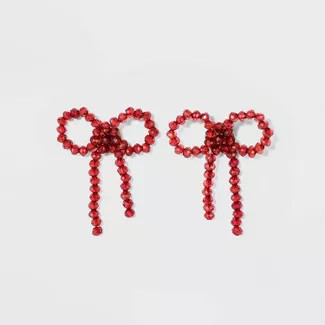 SUGARFIX by BaubleBar Beaded Bow Earrings | Target