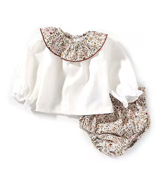 Edgehill Collection Baby Girls Floral Diaper Set | Dillard's | Dillard's