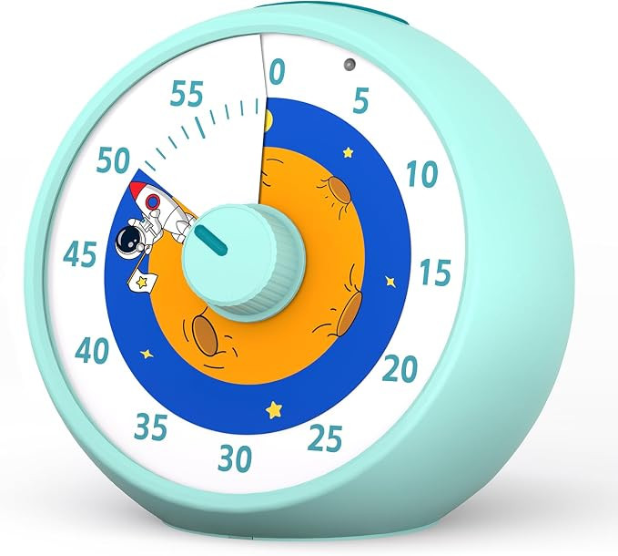 Visual Timer for Kids, 60-Minute Countdown Timer for Classroom Office Kitchen, Desk Timer Kids Ti... | Amazon (US)