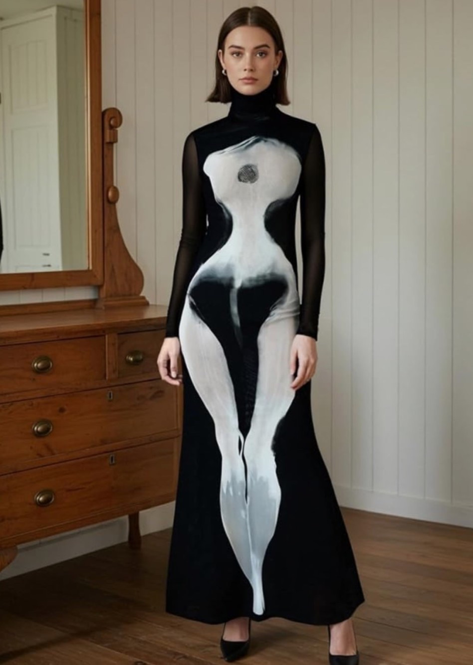 Obscura Collection 🖤🌫️🪐🤍

Artful, unexpected, and impossible to ignore. Inspired by gallery openings, surrealist fashion, and statement pieces that blur the line between clothing and art.

Mesh dress. Abstract print dress. Statement dress. Artistic fashion. Unique dress. Contemporary fashion. Creative style. Date night outfit. Head turning dress. Fashion forward style. Designer inspired fashion. Women's fashion.

Shop the collection.

#LTKWedding #LTKU #LTKBeauty
