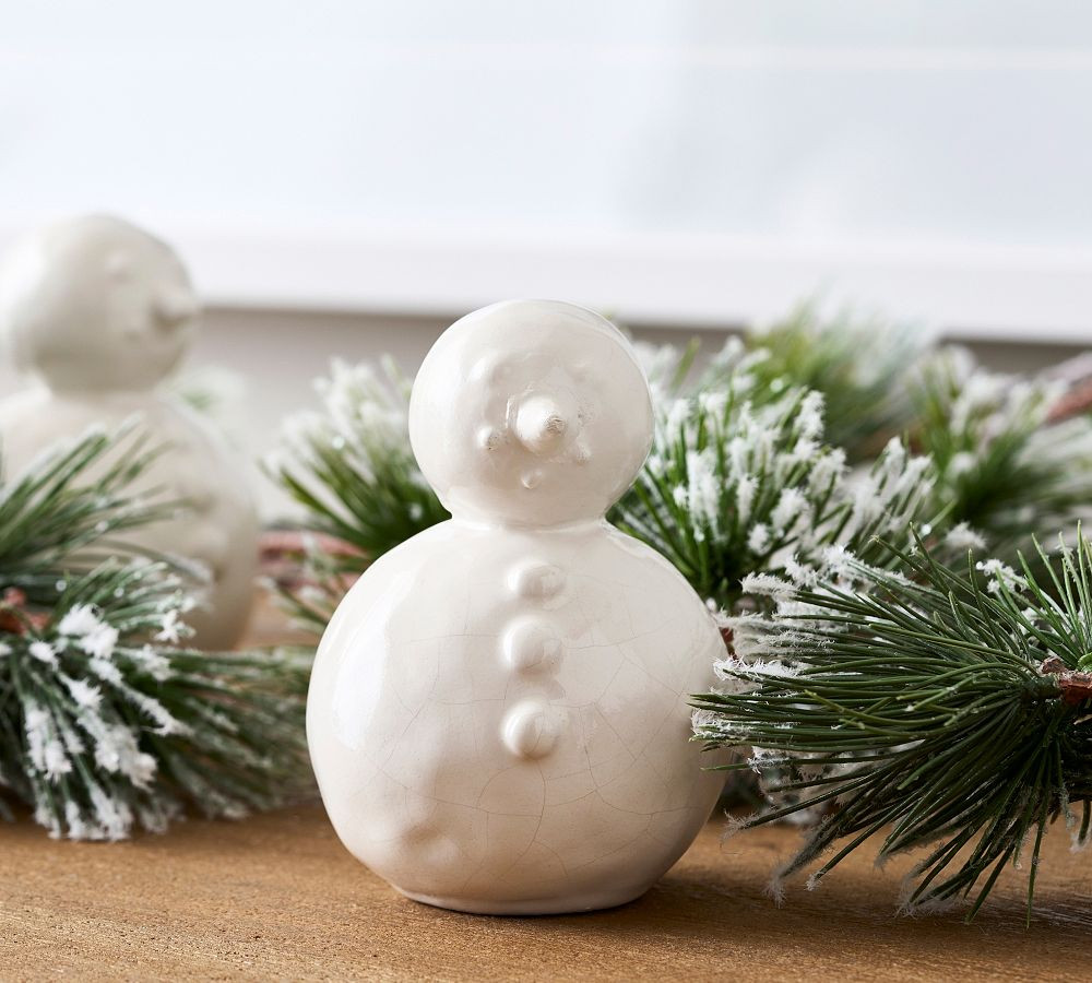 Ceramic Snowman | Pottery Barn (US)