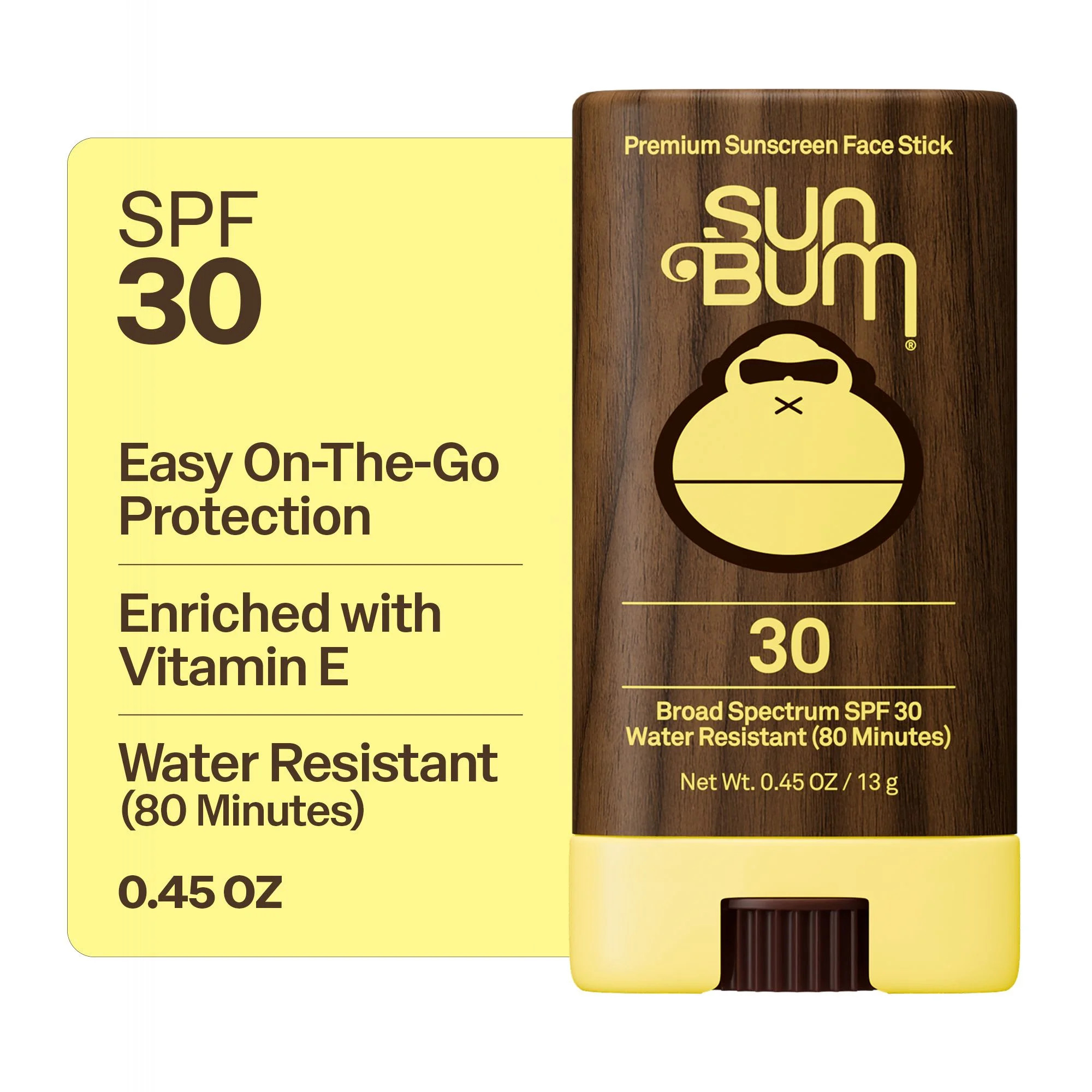 Sun Bum Premium Sunscreen Face Stick, SPF 30, 0.45 oz | Walmart (US)