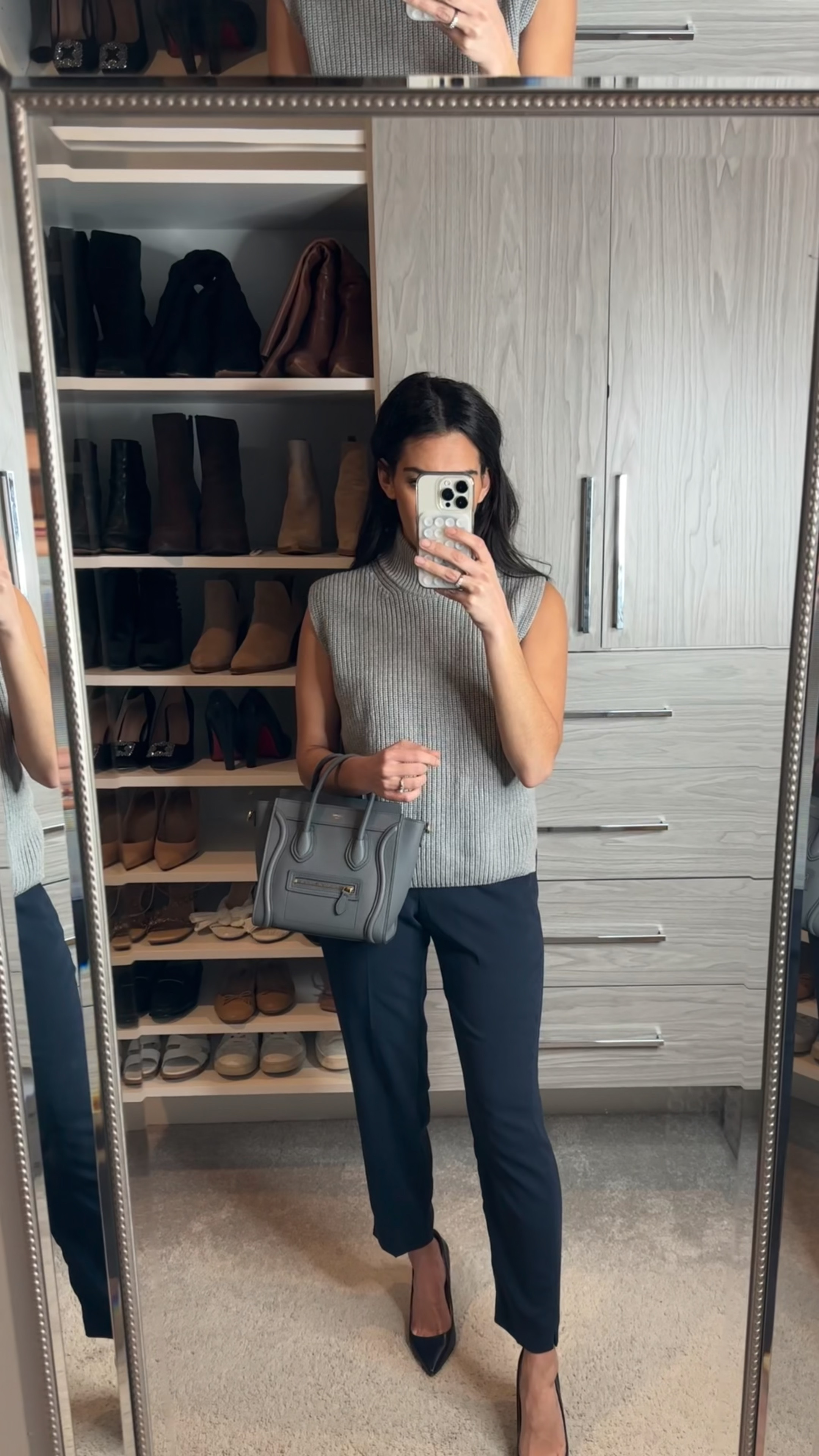 Affordable pants for work (I’m wearing a 2R in these navy work pants) 

#LTKworkwear #LTKfindsunder100