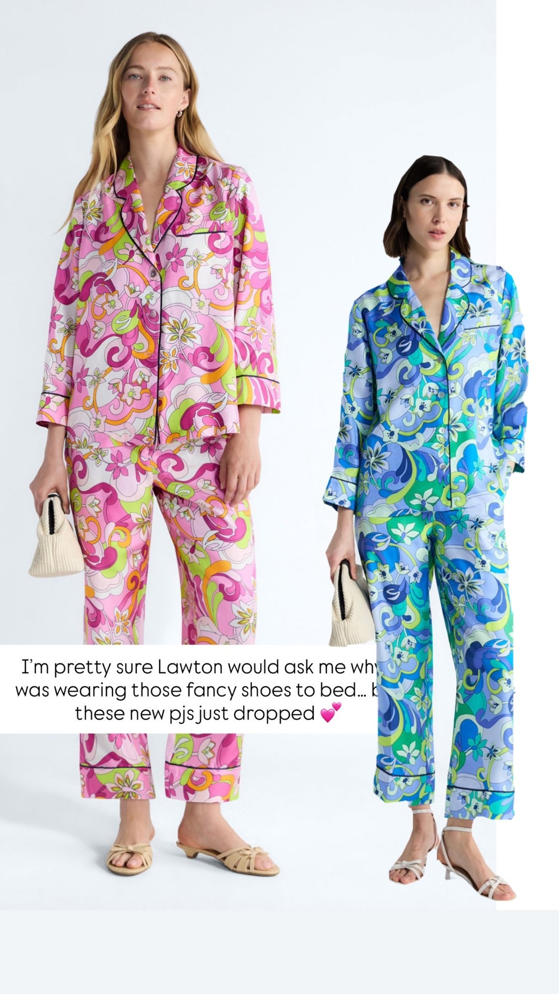 New free assembly silk pajama top (pants coming pre order) 