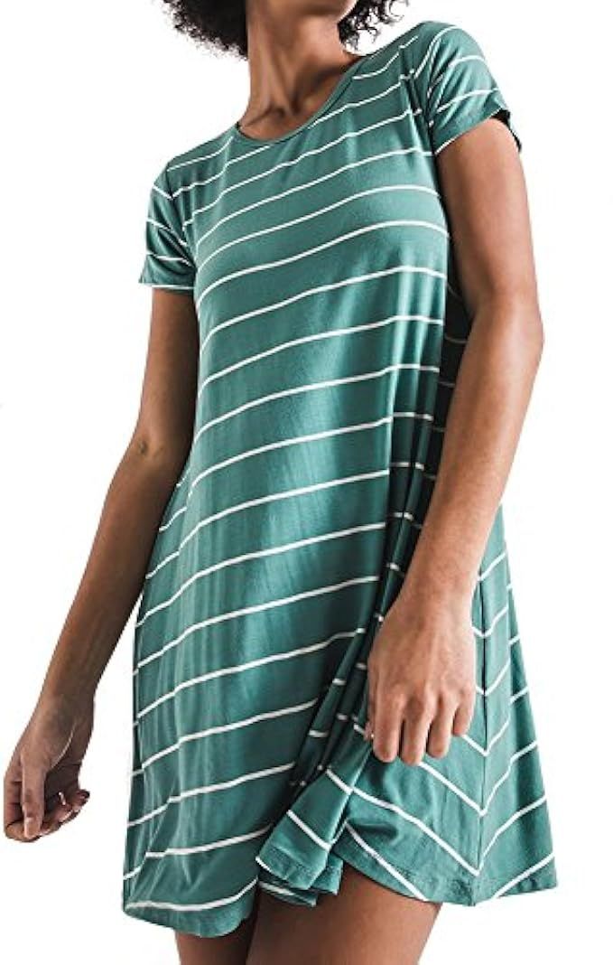 Z SUPPLY The Sleek Jersey Pencil Striped Dress | Amazon (US)