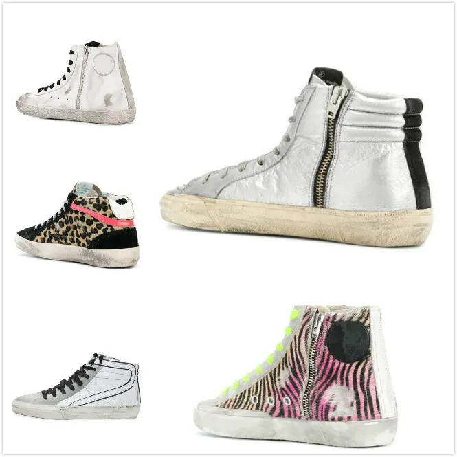 Deluxe Brand Golden Superstar Star High Top Sneakers Men/Women Do Old Dirty Sports Star Platform ... | DHGate