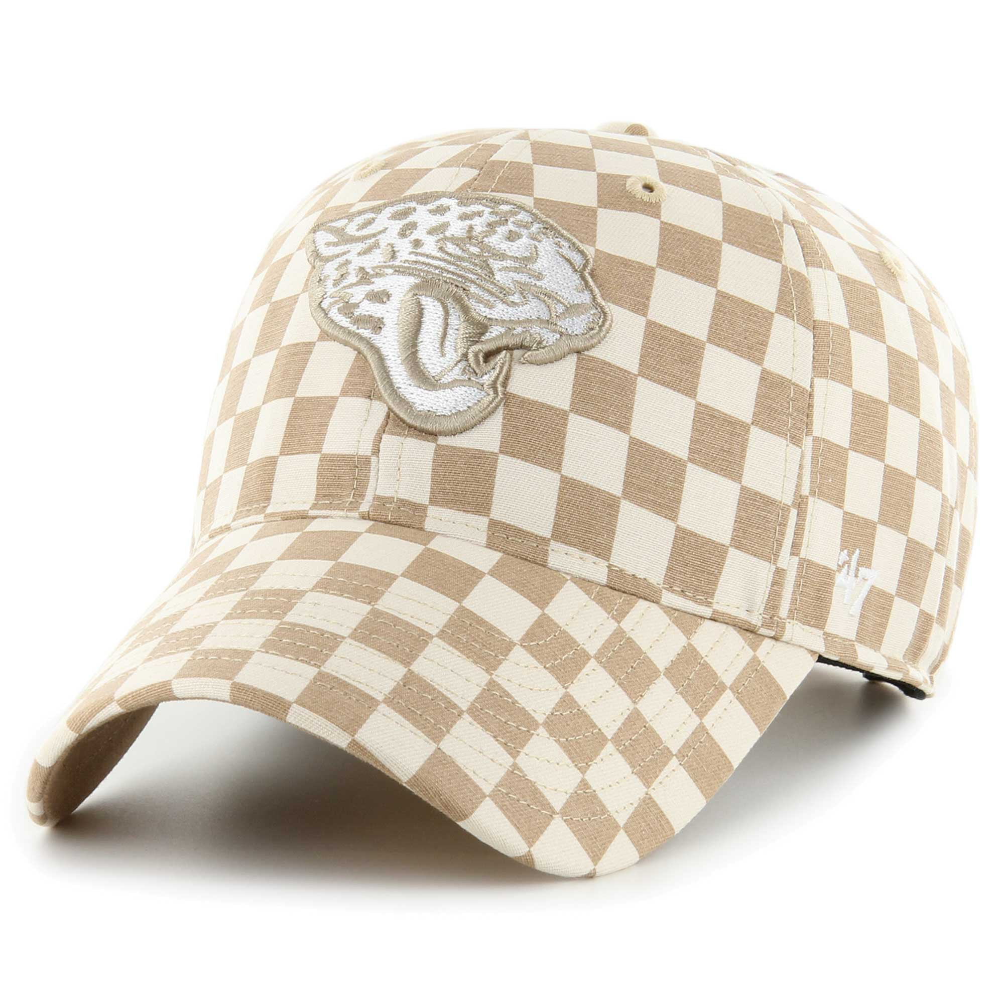 Women's '47 Tan Jacksonville Jaguars Vibe Check Clean Up Adjustable Hat | Fanatics