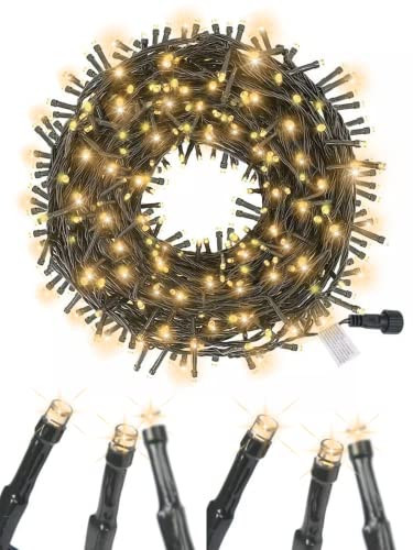 Fairytale Lighting Soft Twinkle Magic Lights, (200 LED Warm-White, Green Wire) Sensory Friendly, Plug-in, Connectable, Waterproof, Holiday, Wedding | Amazon (US)