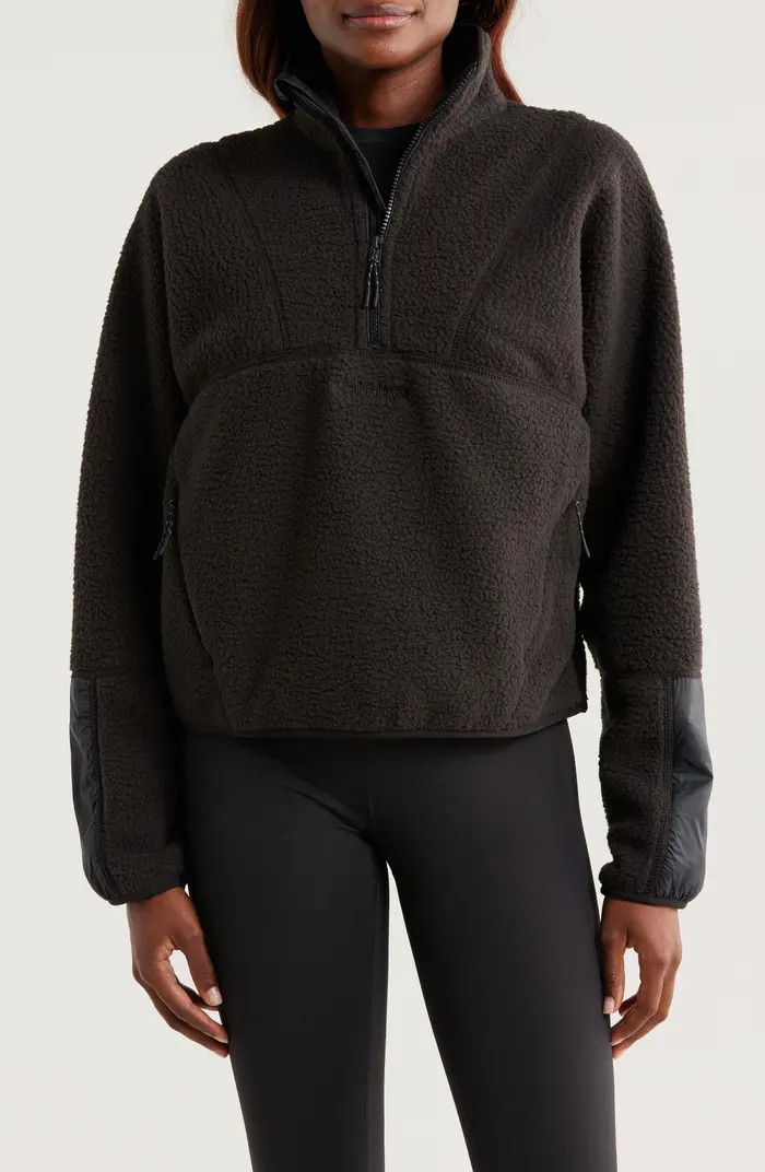 Pieper Water Repellent Recycled Polyester Fleece Quarter Zip Top | Nordstrom