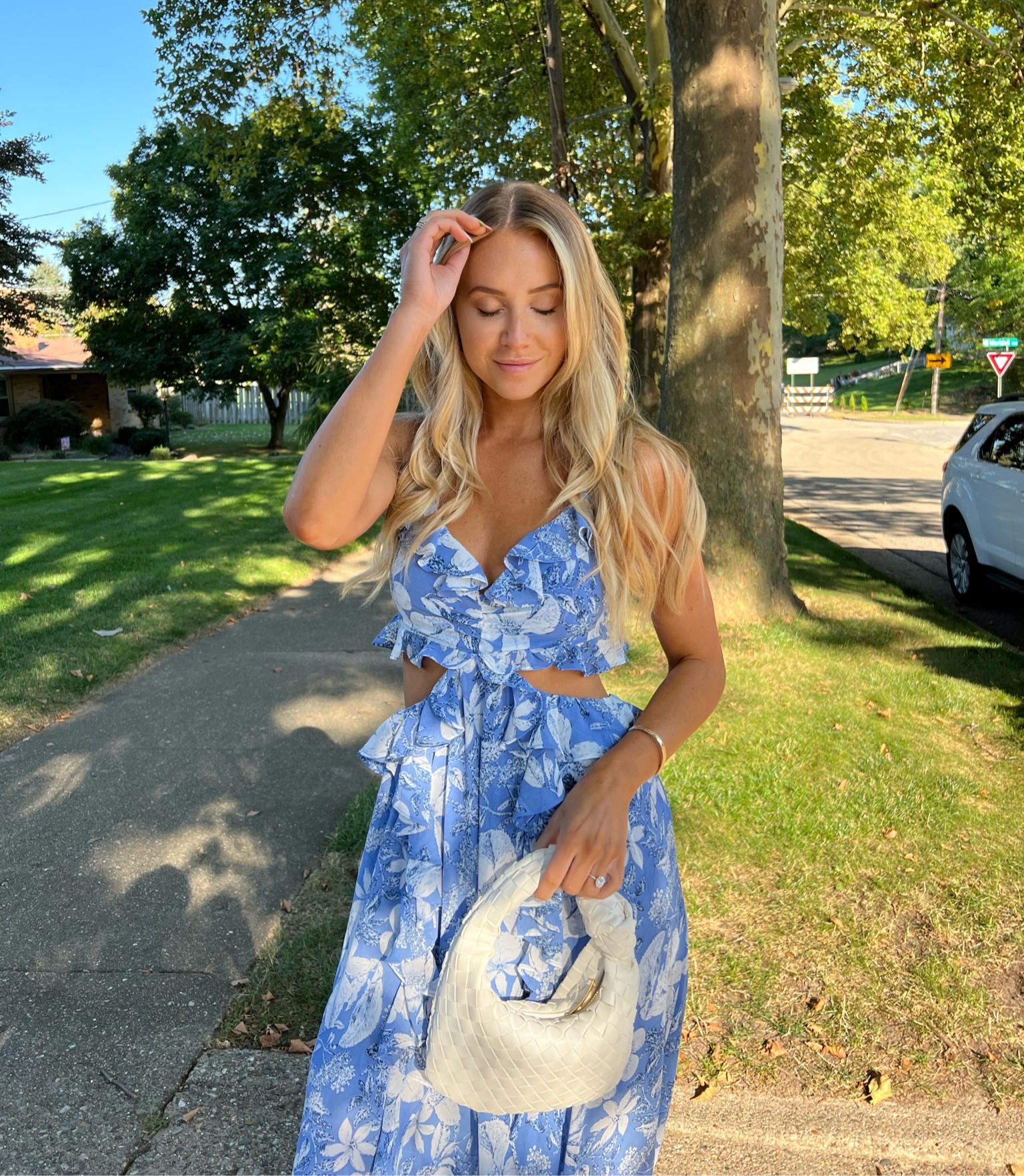 summer/fall wedding guest or rehearsal dinner dress!

#LTKSale #LTKwedding #LTKbeauty