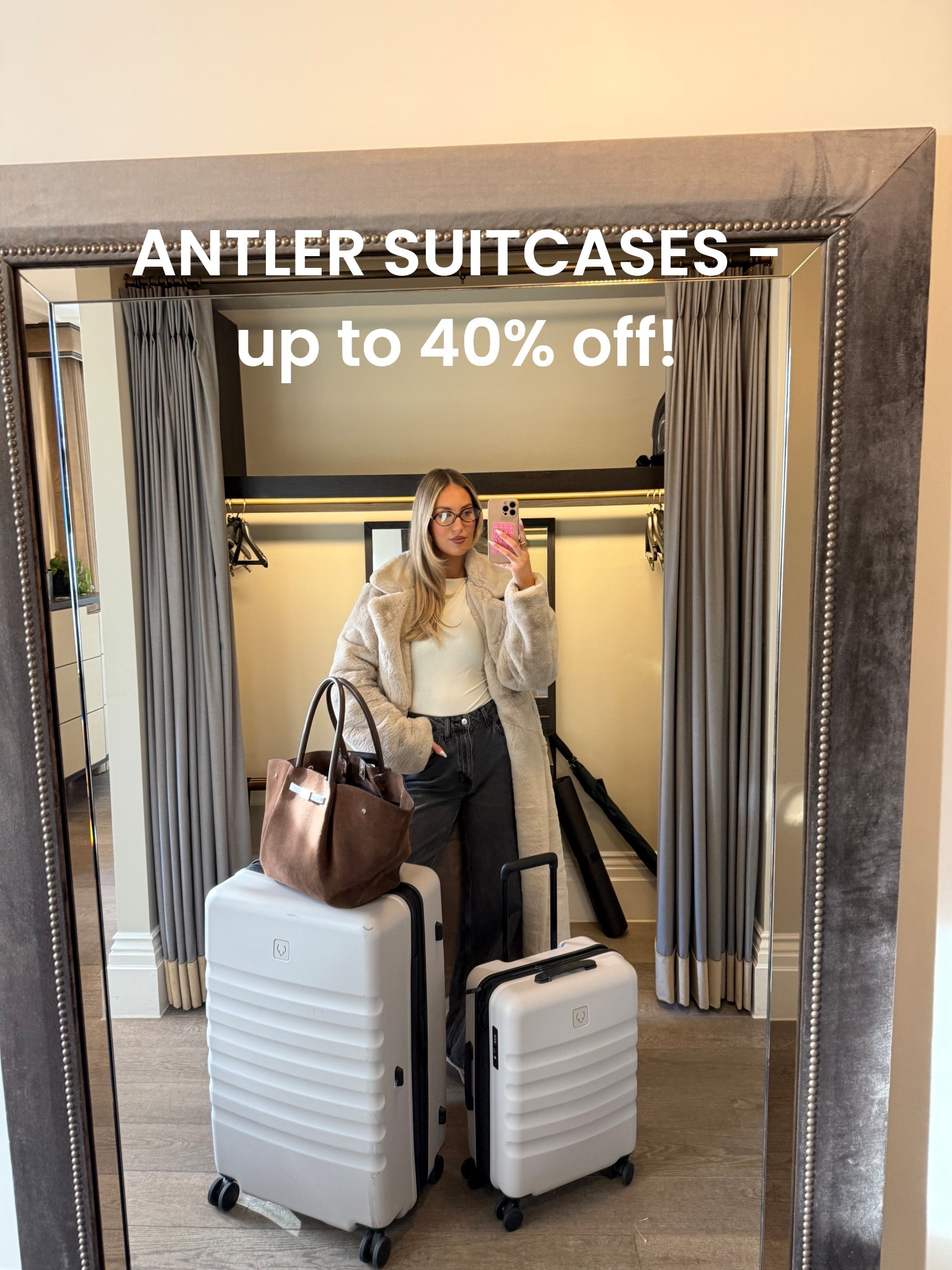 Antler suitcases that I love!!! Up to 40% off!! 