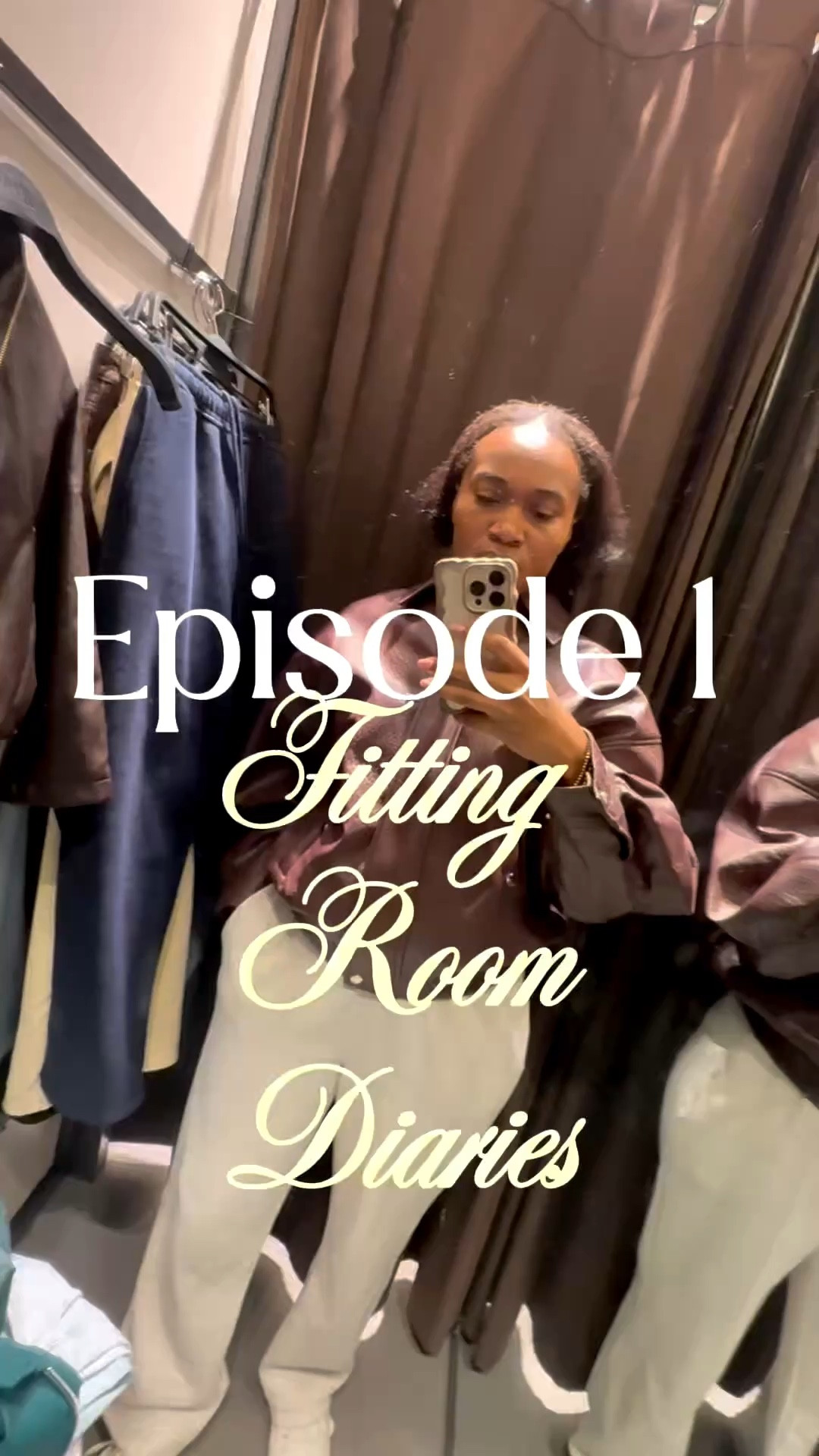 Zara Burgundy oversized faux leather jacket. 

Zara code 8073/075/681