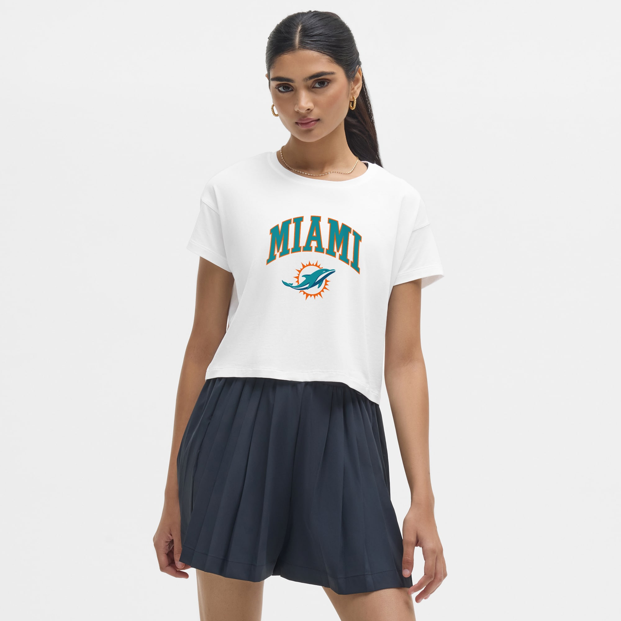 Miami Dolphins lululemon Women's Cates T-Shirt - White | Fanatics
