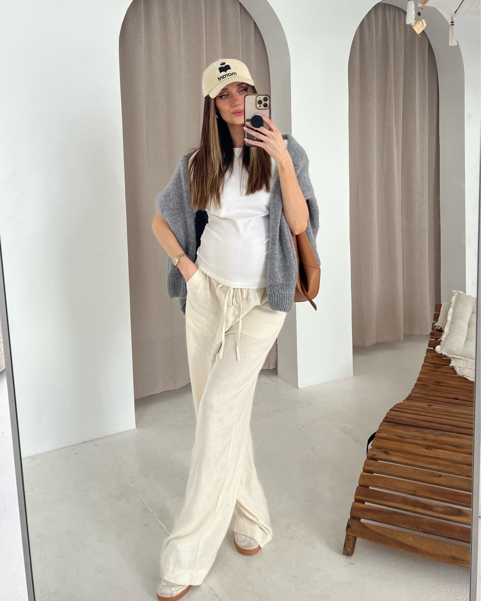 Casual day outfit for transitional autumn weather, bump friendly! I’m wearing my normal size in everything, no need to size up and I’m 28 weeks 🤰🏻 

#LTKautumn #LTKmaternity #LTKuk