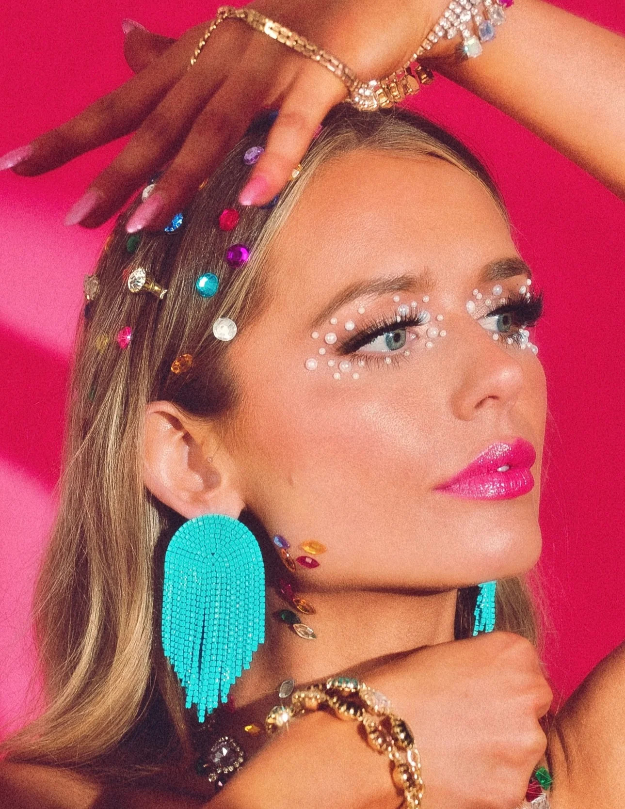 Turquoise Jumbo Short Rainbows | Feed Me Gems