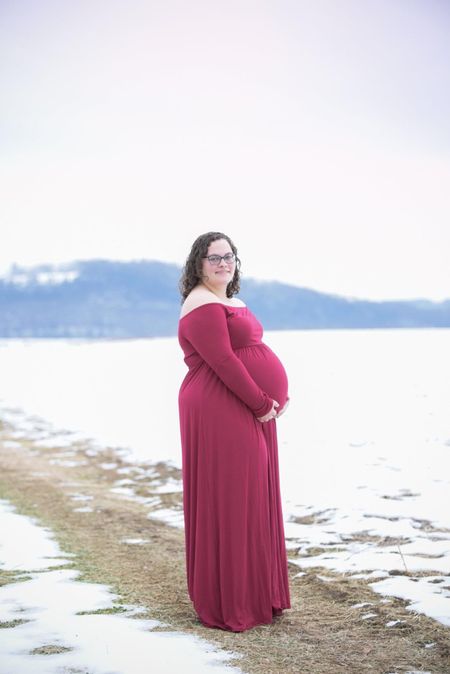 Throwback to one of my favorite days ever. Maternity photos 💕 this dress is currently on clearance on Pinkblush (my favorite site for maternity dresses when I was pregnant!).

Baby shower, maternity photo outfit, pregnancy, plus-size maternity, plus-size dress, plus-size inspiration, baby bump, photo idea, winter photo shoot

#LTKcurves #LTKbump #LTKbaby