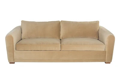 BENNETT SOFA | Camel Velvet | Alice Lane Home Collection