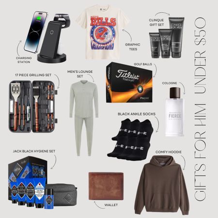 affordable gifts for him - all under $50

#giftguide #giftsforhim #husbandgifts #dadgifts #giftsforboyfriends #giftforhusband #giftsfordad #men #affordablegifts #under50dollars