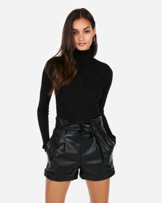 Ribbed Turtleneck Sweater | Express