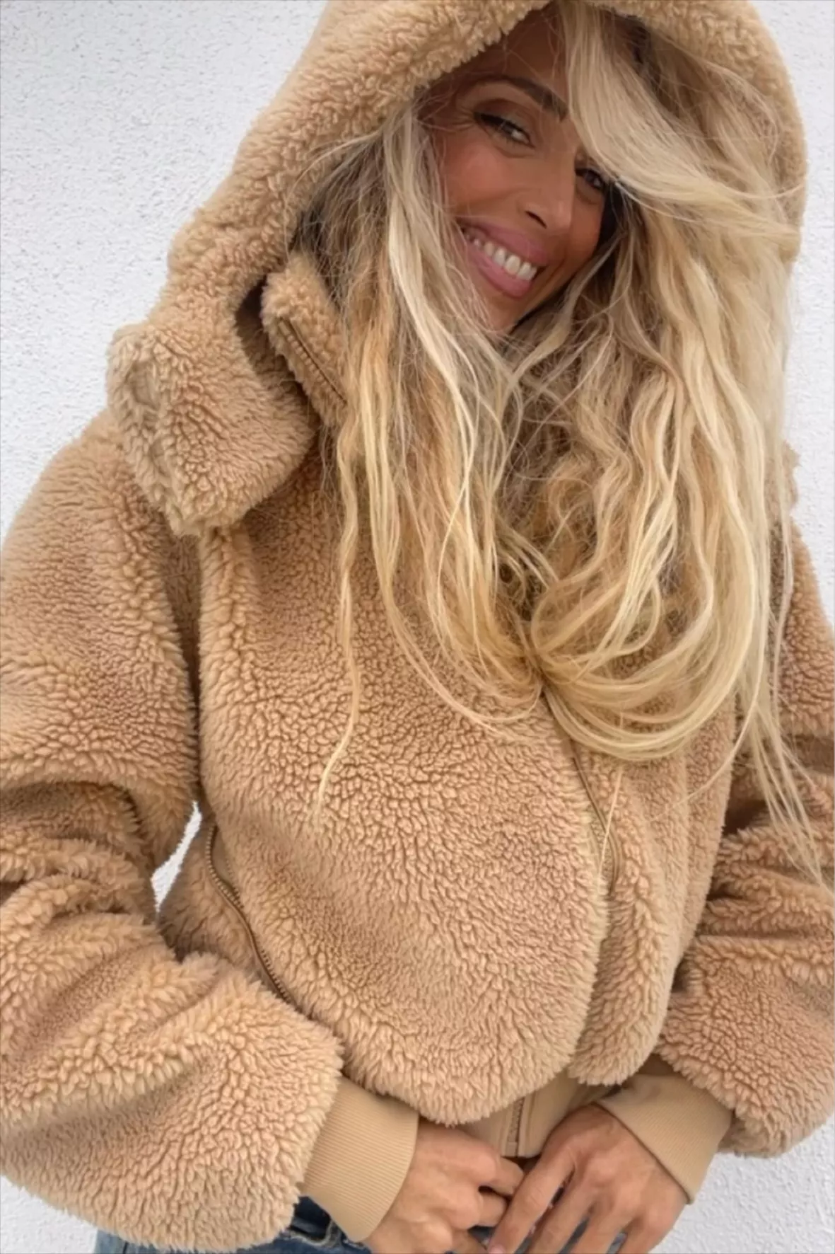 Foxy Sherpa Jacket - Camel curated on LTK