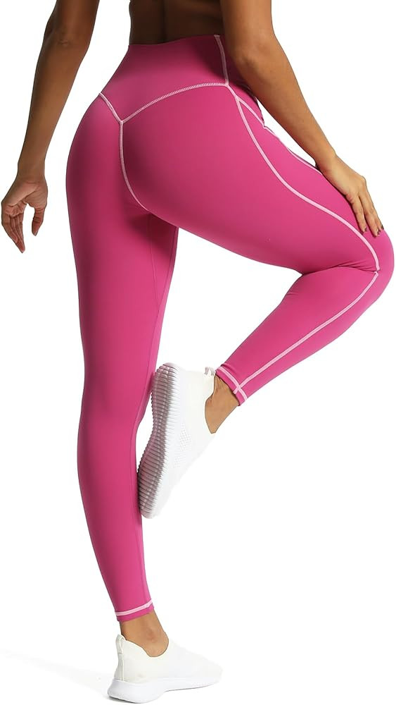 Aoxjox Workout Seamless Leggings for Women High Waisted Exercise Athletic Gym Fitness Yoga Lined ... | Amazon (US)