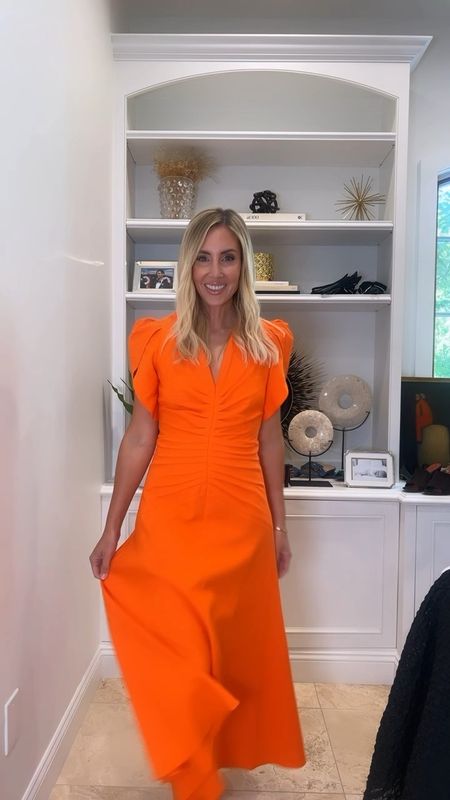 The most beautiful orange dress! 

#LTKStyleTip