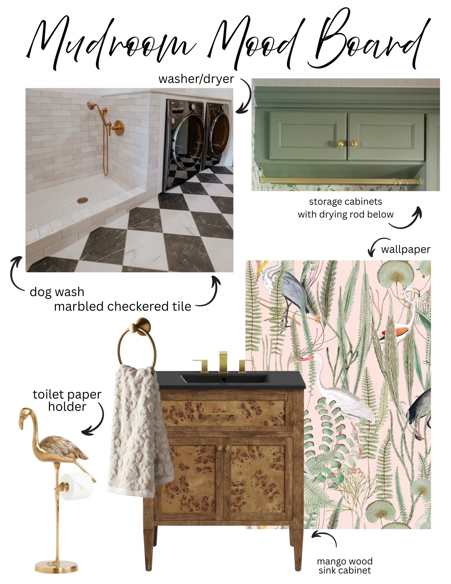 Laundry/Mudroom Mood Board for a maximalist! 

#amazon #anthropology #target 

#LTKdayinmylife #LTKHome #LTKmorningroutine