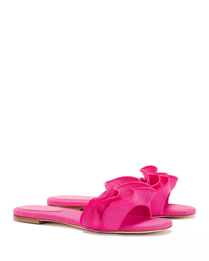 Larroud&eacute; Women's Ivy Ruffle Slide Sandals Back to results -  Shoes - Bloomingdale's | Bloomingdale's (US)