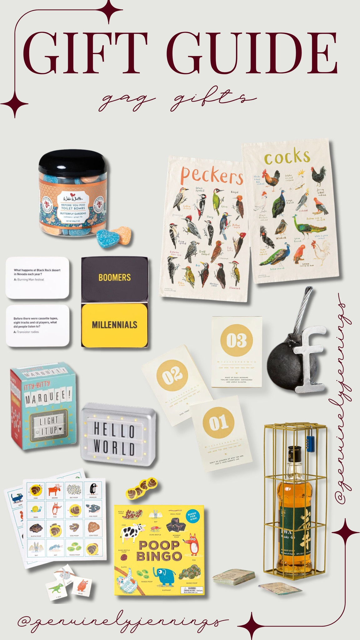 Gift Guide: Gag Gift, White Elephant, or Jokester gift ideas! 🎁

#LTKCyberWeek #LTKFindsUnder100 #LTKGiftGuide