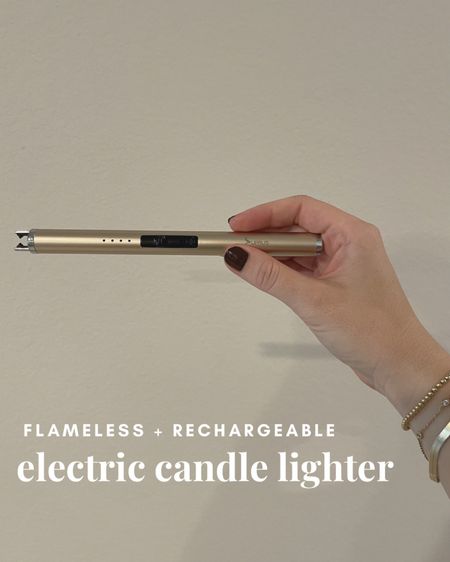 Unnecessary but also extremely necessary electric candle lighter 

#LTKhome #LTKGiftGuide #LTKfindsunder50