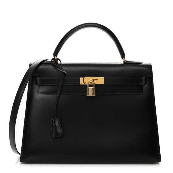 Box Kelly Sellier 32 Black | FASHIONPHILE (US)