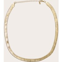 Gold Thick Snake Chain Necklace | PrettyLittleThing US