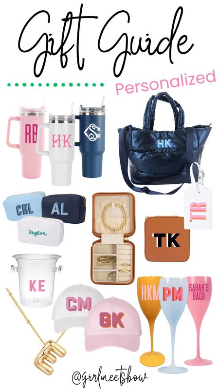 Gift guide: personalized gifts (several from Sprinkled with Pink) ! All under $50

#LTKCyberWeek #LTKHoliday #LTKGiftGuide