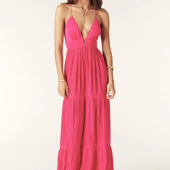ba&sh Wasta Pleated Maxi Dress | Poshmark