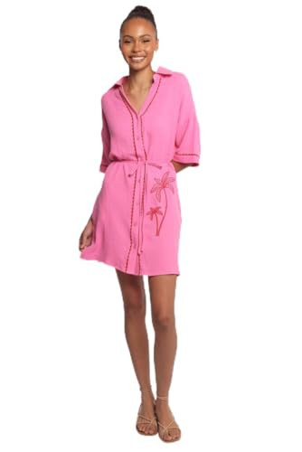 Fabiola Mini Dress - Pink XS | Amazon (US)