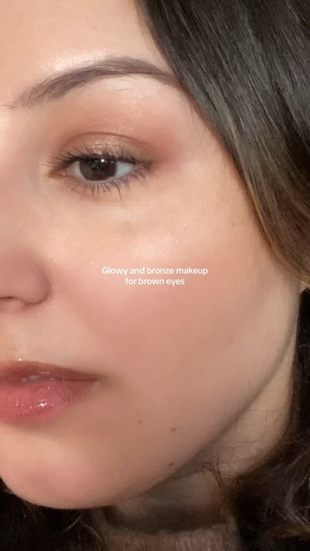 Glowy and bronze makeup for brown eyes - this makes them pop every single time and looks so gorgeous during the summer ✨ #browneyes #browneyemakeup #beautyblogger 

#LTKfindsunder100 #LTKSeasonal #LTKbeauty